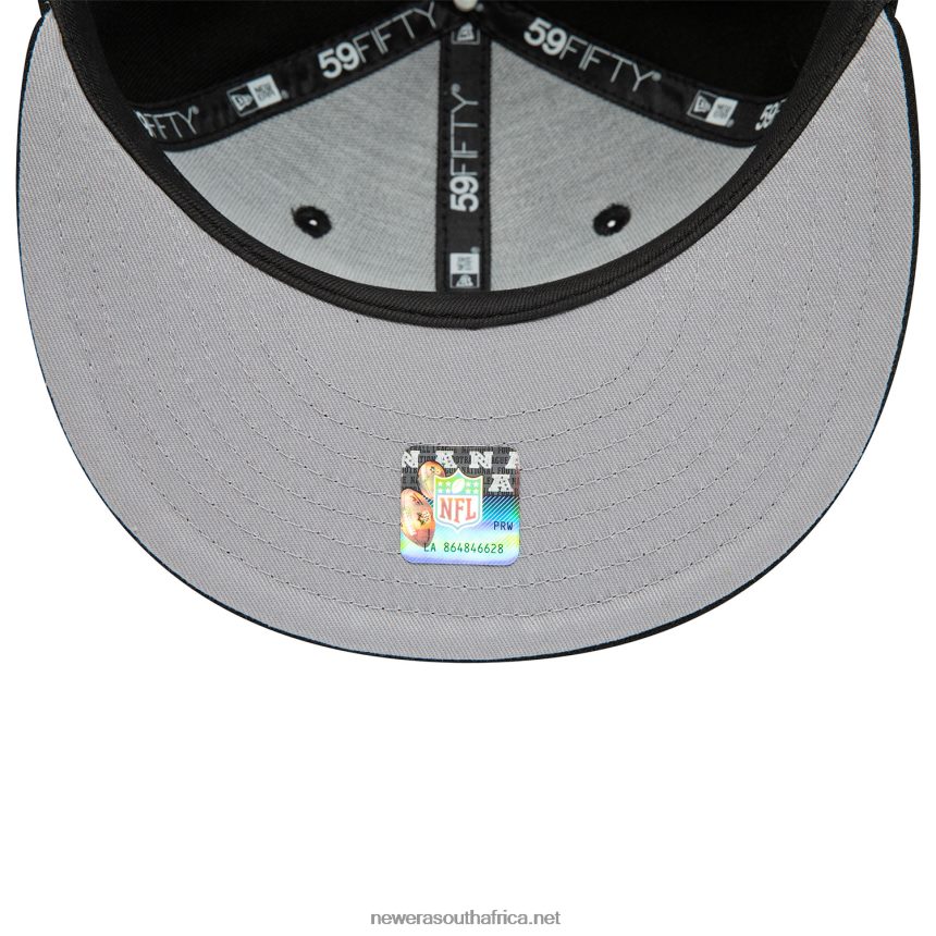 New York Giants NFL Teams Black 59FIFTY Cap New Era TRBRBN1193