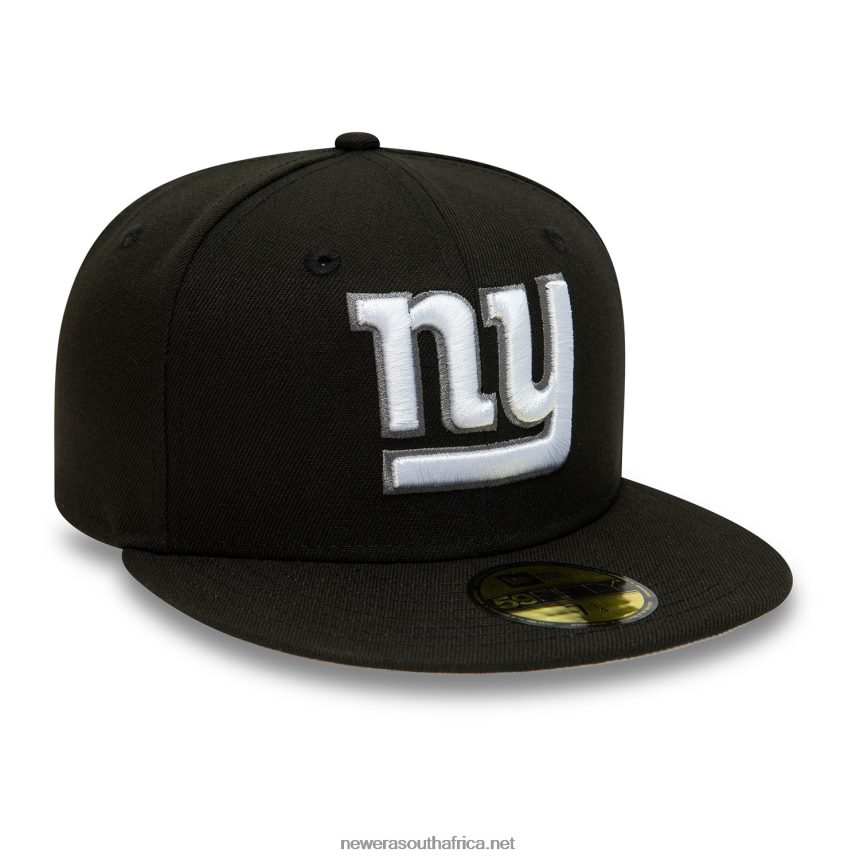 New York Giants NFL Teams Black 59FIFTY Cap New Era TRBRBN1193