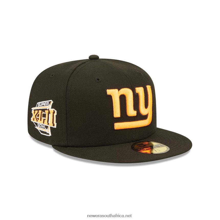 New York Giants Summer Pop Black 59FIFTY Fitted Cap New Era TRBRBN731