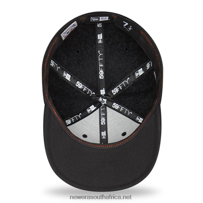 New York Giants Wool Black 59FIFTY Fitted Cap New Era TRBRBN902