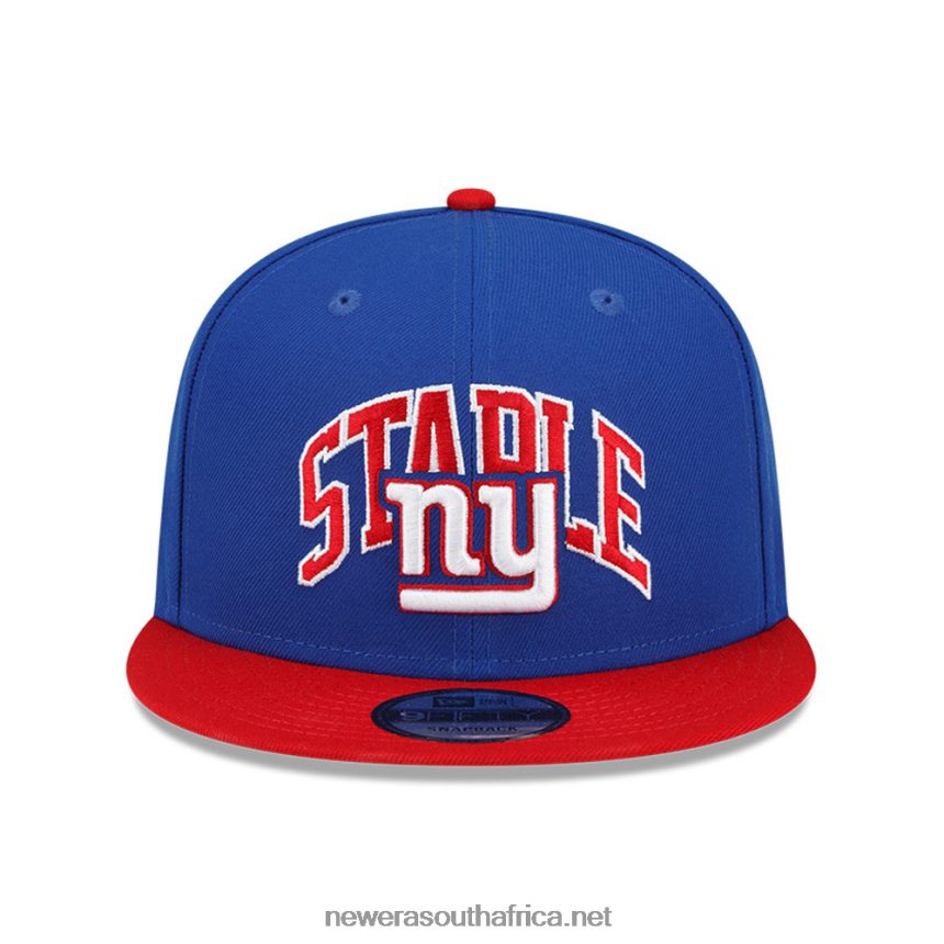 New York Giants x Staple Blue 9FIFTY Snapback Cap New Era TRBRBN1986