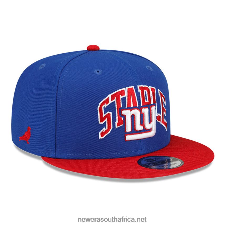 New York Giants x Staple Blue 9FIFTY Snapback Cap New Era TRBRBN1986