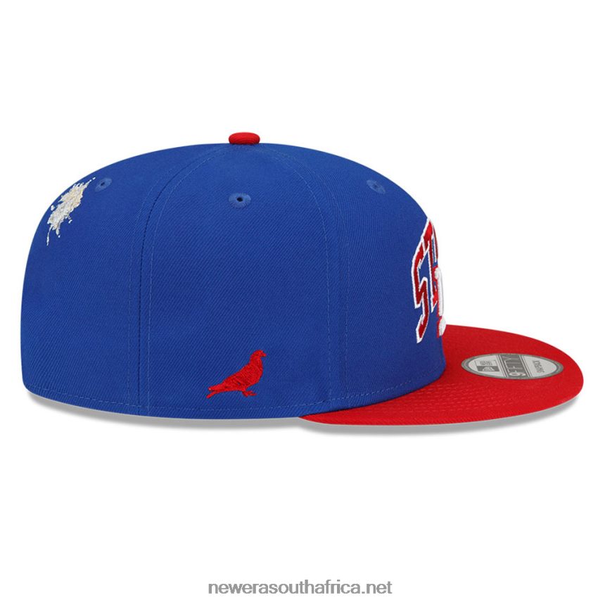 New York Giants x Staple Blue 9FIFTY Snapback Cap New Era TRBRBN1986