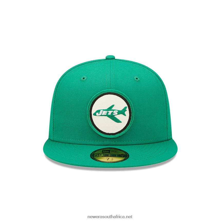 New York Jets NFL Sideline 2022 Green 59FIFTY Fitted Cap New Era TRBRBN1269