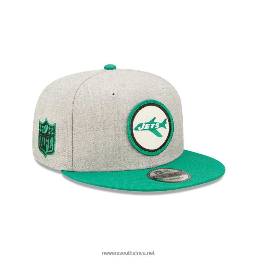 New York Jets NFL Sideline 2022 Grey 9FIFTY Snapback Cap New Era TRBRBN1904