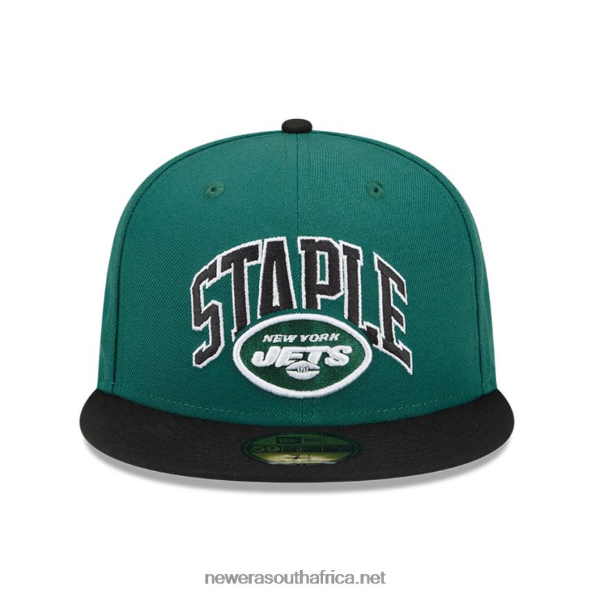 New York Jets x Staple Green 59FIFTY Fitted Cap New Era TRBRBN51
