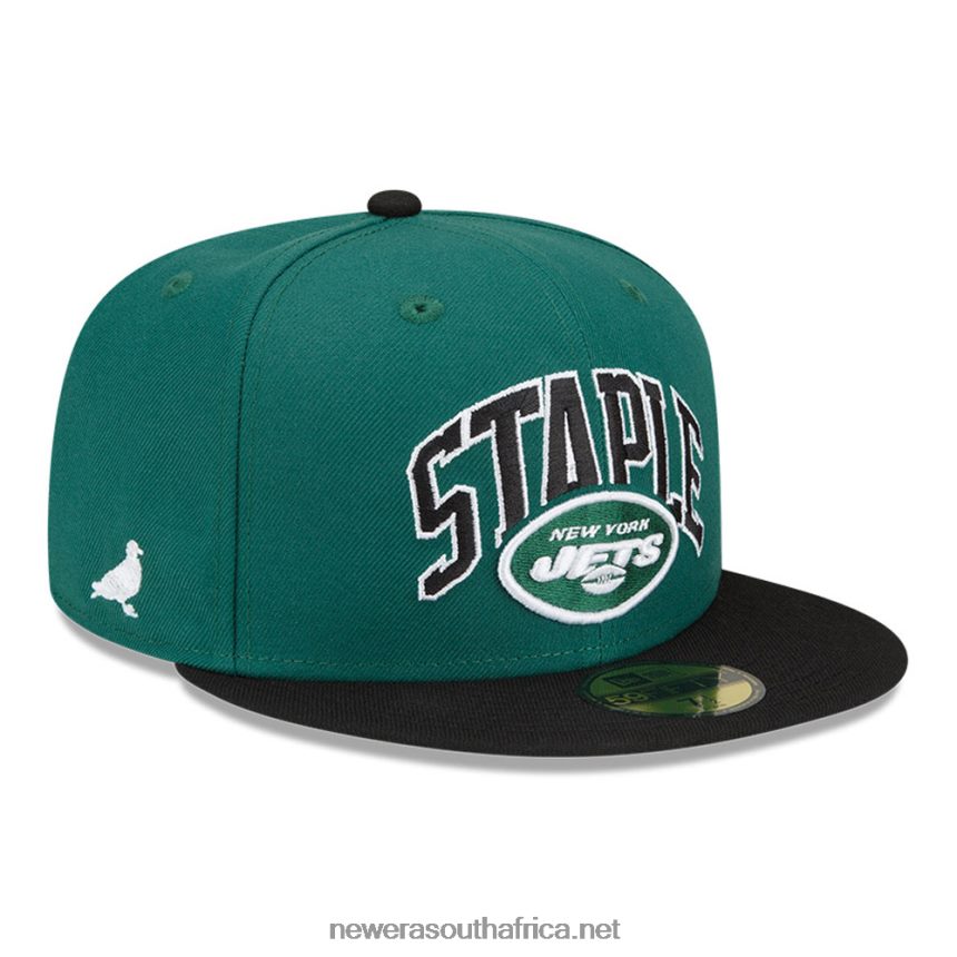 New York Jets x Staple Green 59FIFTY Fitted Cap New Era TRBRBN51