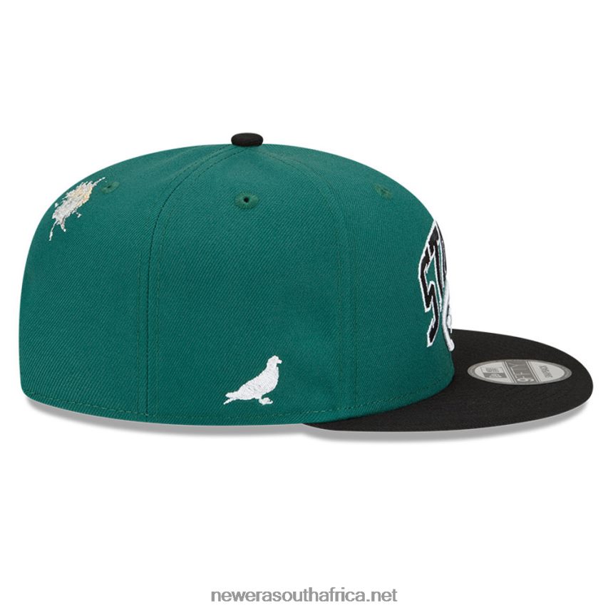 New York Jets x Staple Green 9FIFTY Snapback Cap New Era TRBRBN2000