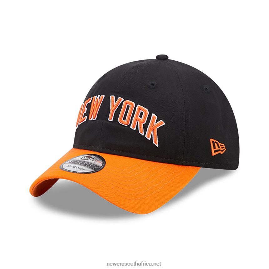 New York Knicks Authentics City Edition Black 9TWENTY Adjustable Cap New Era TRBRBN2243