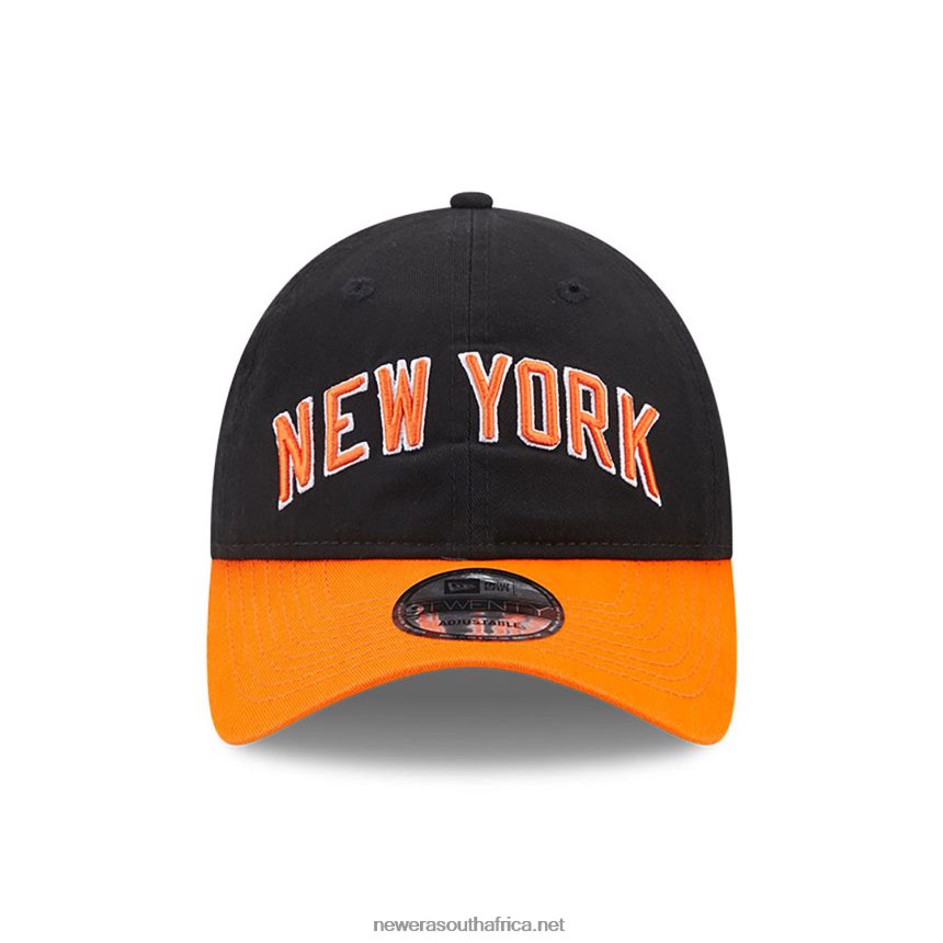 New York Knicks Authentics City Edition Black 9TWENTY Adjustable Cap New Era TRBRBN2243