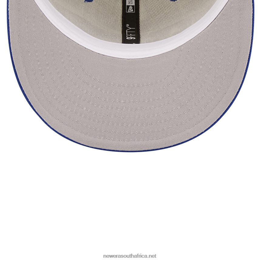 New York Knicks Blend White 9FIFTY Snapback Cap New Era TRBRBN2024