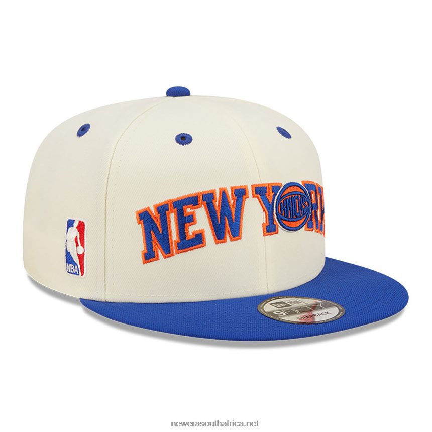 New York Knicks Blend White 9FIFTY Snapback Cap New Era TRBRBN2024