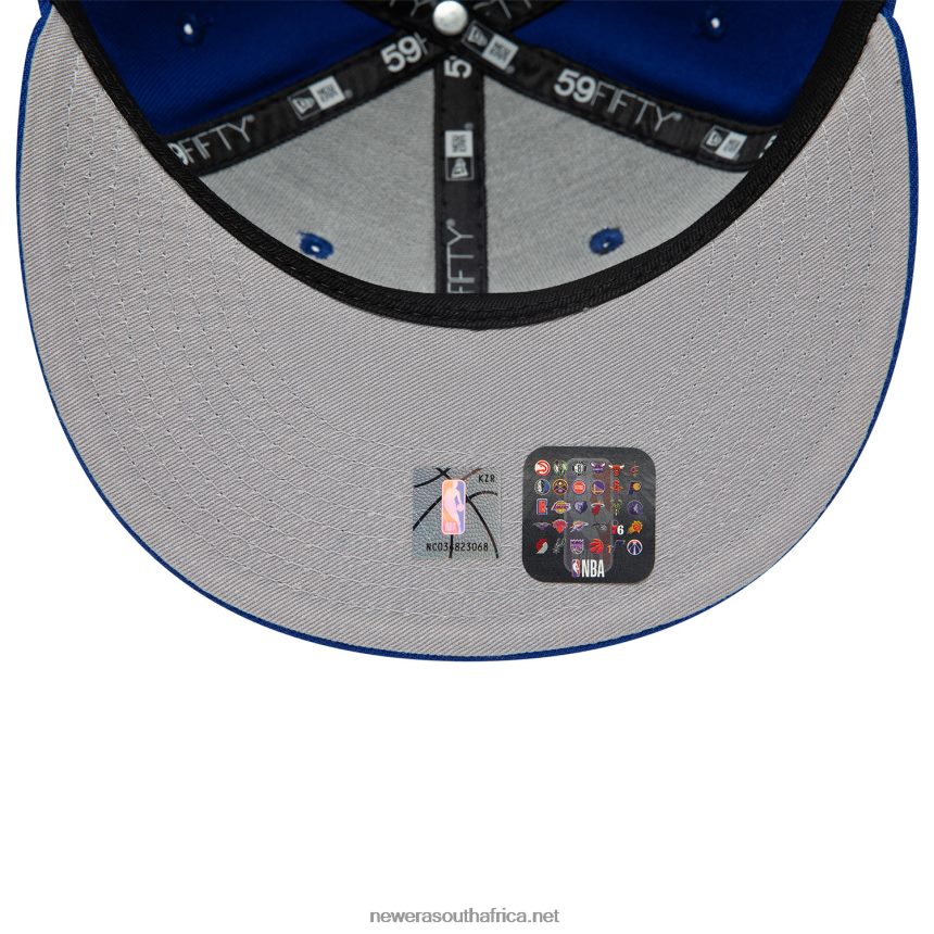 New York Knicks Dual Logo Blue 59FIFTY Fitted Cap New Era TRBRBN568