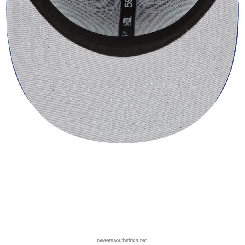 New York Knicks Felt x NBA Blue 59FIFTY Fitted Cap New Era TRBRBN1174