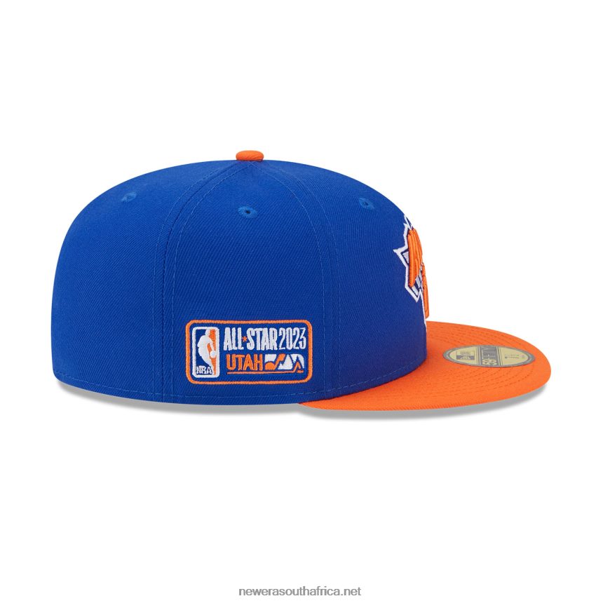 New York Knicks NBA All Star Game Blue 59FIFTY Fitted Cap New Era TRBRBN448