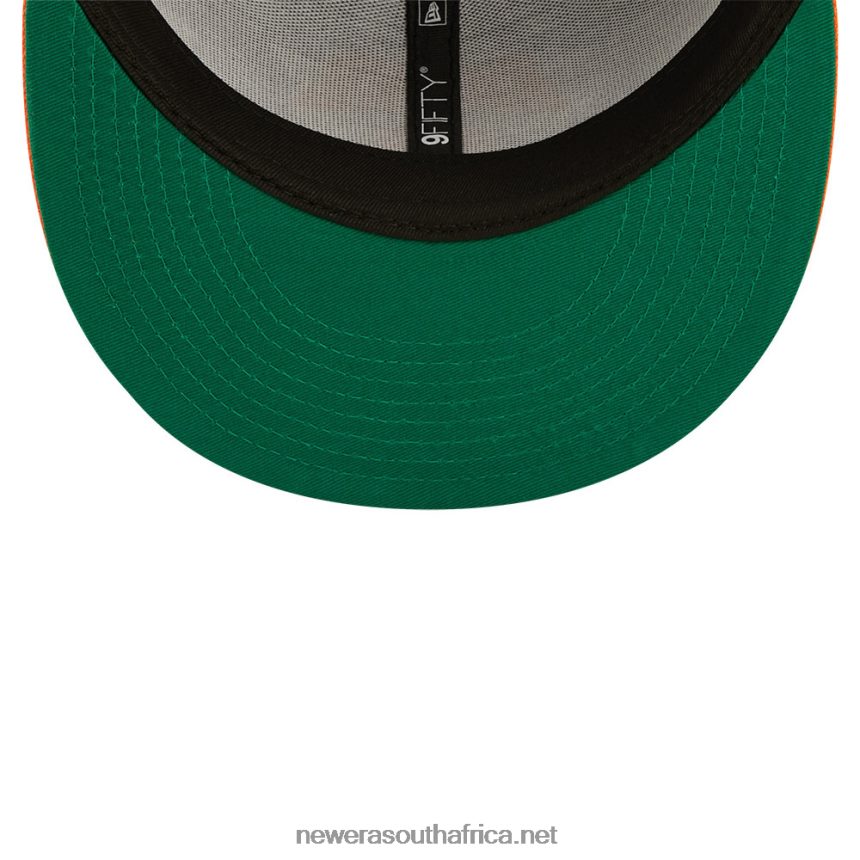 New York Knicks NBA Black Letter Arch Blue 9FIFTY Snapback Cap New Era TRBRBN2013