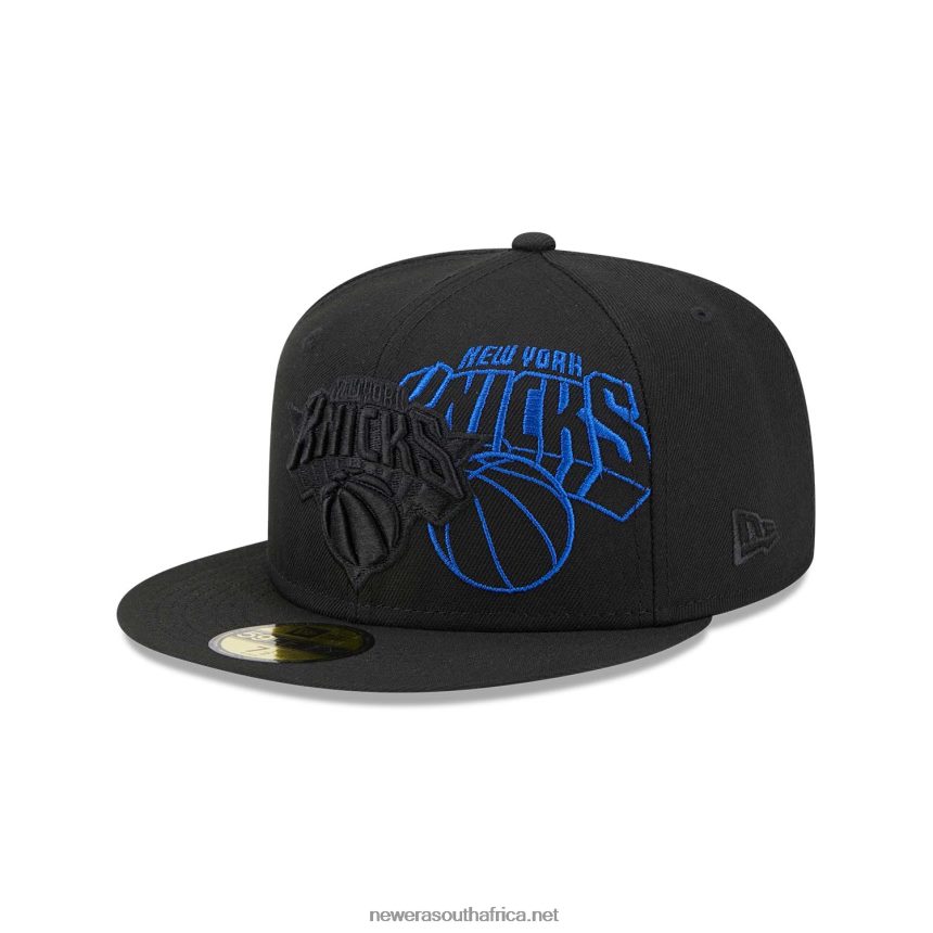 New York Knicks NBA Elements Black 59FIFTY Fitted Cap New Era TRBRBN1287