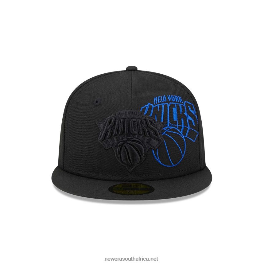 New York Knicks NBA Elements Black 59FIFTY Fitted Cap New Era TRBRBN1287