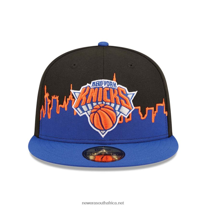 New York Knicks NBA Tip Off 2022 Black 59FIFTY Fitted Cap New Era TRBRBN1415