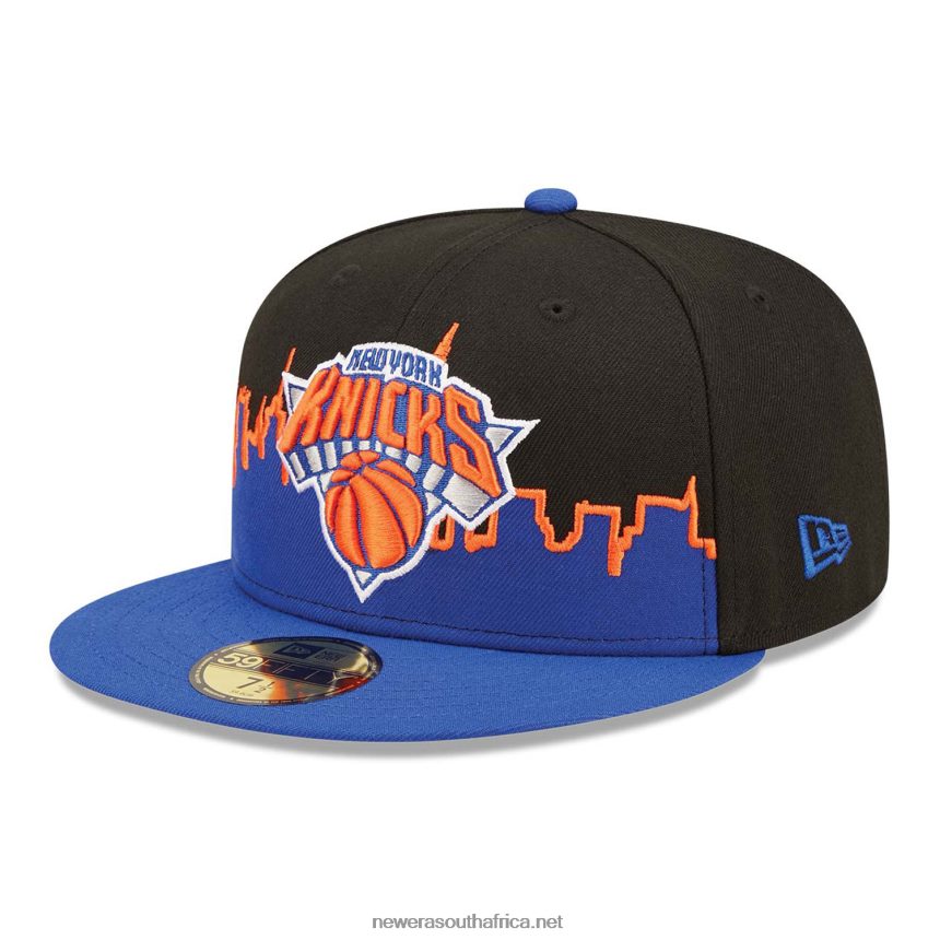 New York Knicks NBA Tip Off 2022 Black 59FIFTY Fitted Cap New Era TRBRBN1415