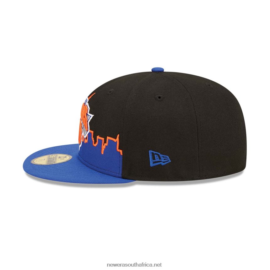 New York Knicks NBA Tip Off 2022 Black 59FIFTY Fitted Cap New Era TRBRBN1415