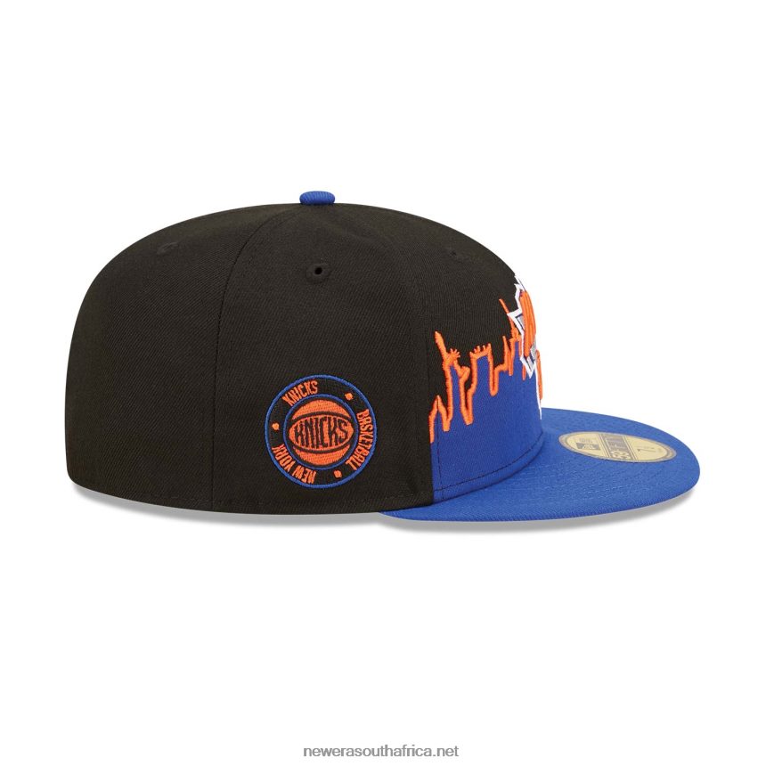 New York Knicks NBA Tip Off 2022 Black 59FIFTY Fitted Cap New Era TRBRBN1415