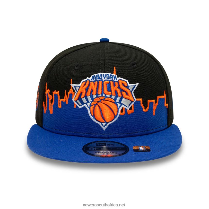 New York Knicks NBA Tip Off 2022 Black 9FIFTY Snapback Cap New Era TRBRBN2105