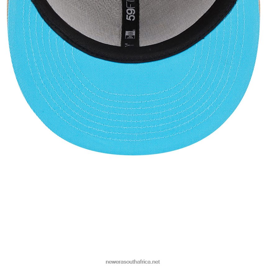 New York Knicks Team Neon Beige 59FIFTY Fitted Cap New Era TRBRBN505