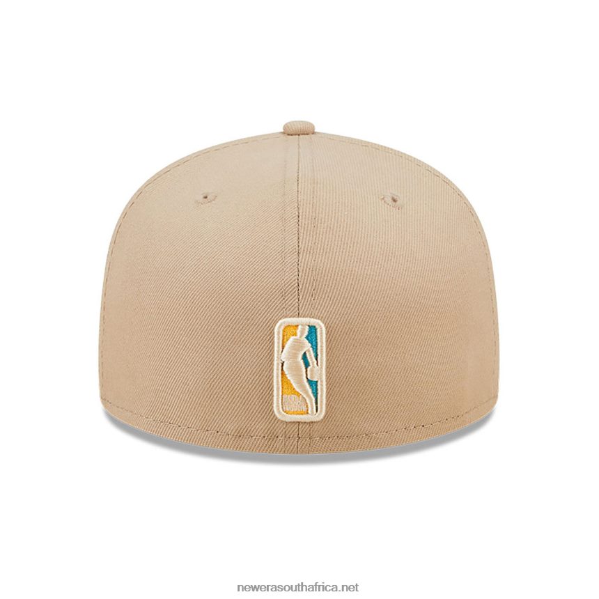 New York Knicks Team Neon Beige 59FIFTY Fitted Cap New Era TRBRBN505