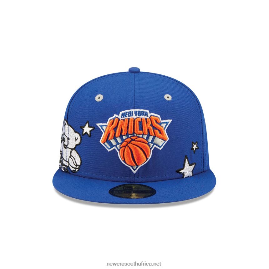 New York Knicks Teddy Blue 59FIFTY Fitted Cap New Era TRBRBN603