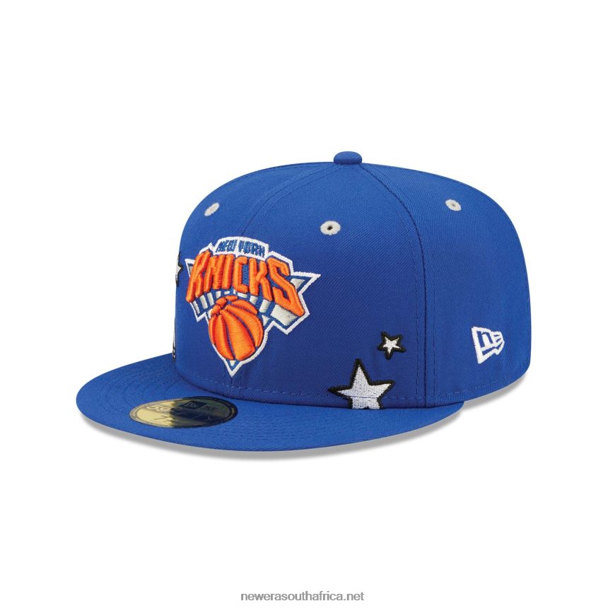 New York Knicks Teddy Blue 59FIFTY Fitted Cap New Era TRBRBN603