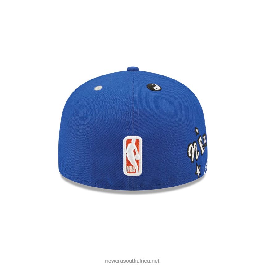New York Knicks Teddy Blue 59FIFTY Fitted Cap New Era TRBRBN603