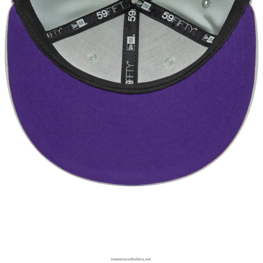 New York Mets 1986 World Series Snow Grey 59FIFTY Fitted Cap New Era TRBRBN1214