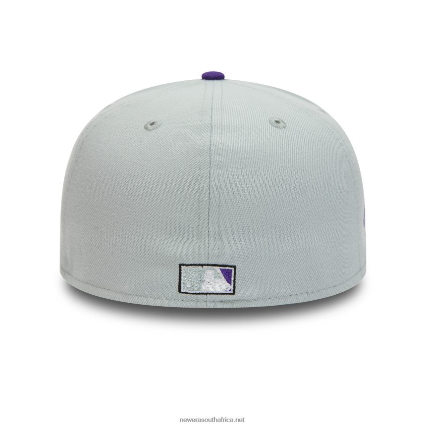 New York Mets 1986 World Series Snow Grey 59FIFTY Fitted Cap New Era TRBRBN1214