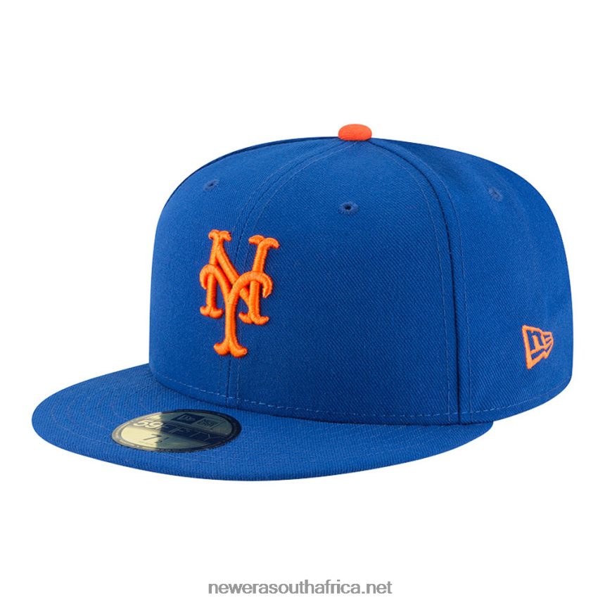 New York Mets Authentic On Field Game Blue 59FIFTY Cap New Era TRBRBN123
