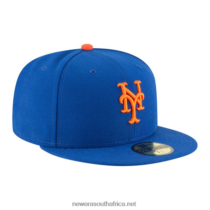 New York Mets Authentic On Field Game Blue 59FIFTY Cap New Era TRBRBN123
