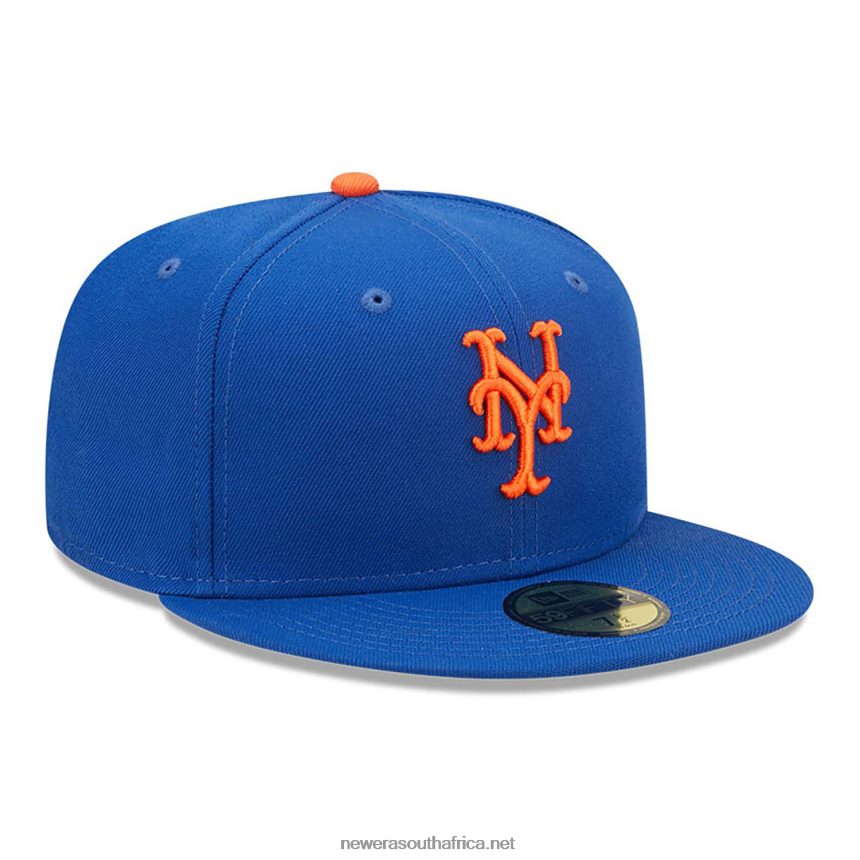 New York Mets Authentic On Field Game Blue 59FIFTY Cap New Era TRBRBN123
