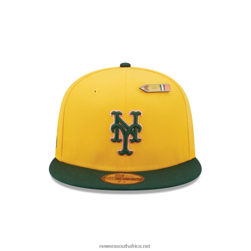 New York Mets Back to School Yellow 59FIFTY Fitted Cap New Era TRBRBN235