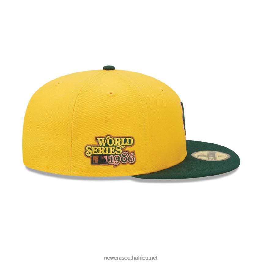 New York Mets Back to School Yellow 59FIFTY Fitted Cap New Era TRBRBN235