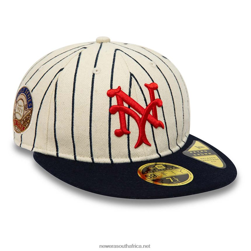 New York Mets Cooperstown White 59FIFTY Fitted Cap New Era TRBRBN631