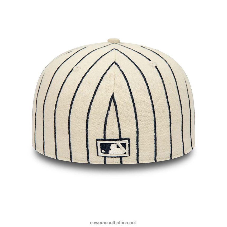 New York Mets Cooperstown White 59FIFTY Fitted Cap New Era TRBRBN631