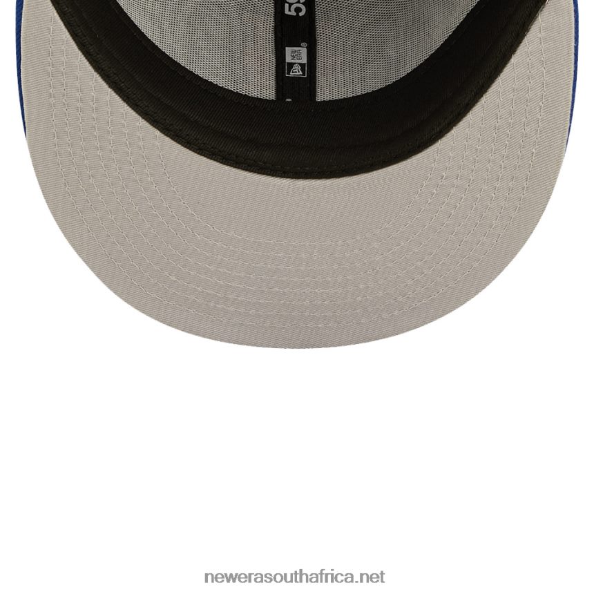 New York Mets Crown Champs Blue 59FIFTY Fitted Cap New Era TRBRBN834