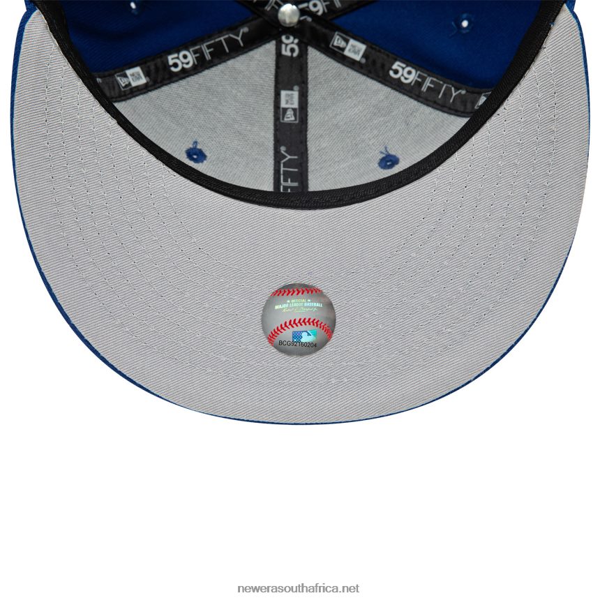 New York Mets Dual Logo Blue 59FIFTY Fitted Cap New Era TRBRBN746