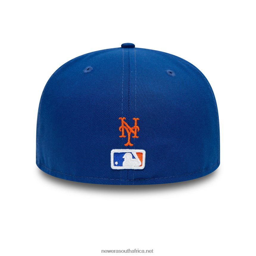 New York Mets Dual Logo Blue 59FIFTY Fitted Cap New Era TRBRBN746