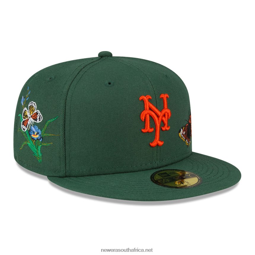 New York Mets Felt x MLB Dark Green 59FIFTY Fitted Cap New Era TRBRBN751