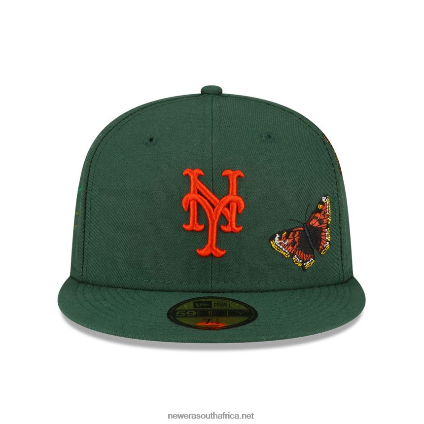 New York Mets Felt x MLB Dark Green 59FIFTY Fitted Cap New Era TRBRBN751