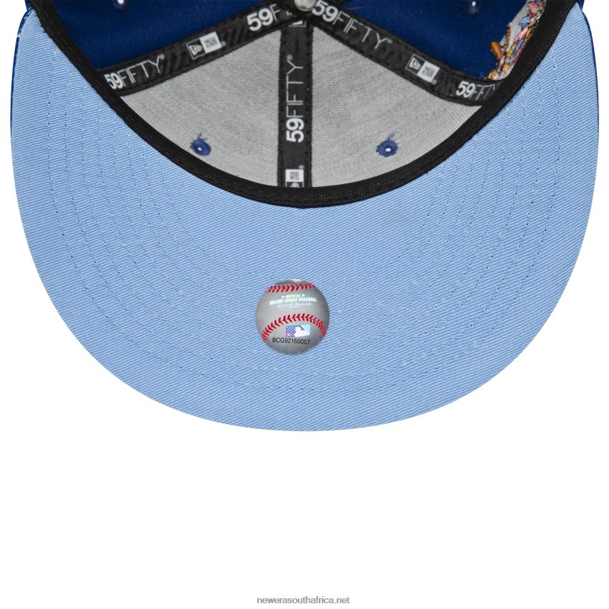 New York Mets Groovy Blue 59FIFTY Fitted Cap New Era TRBRBN109