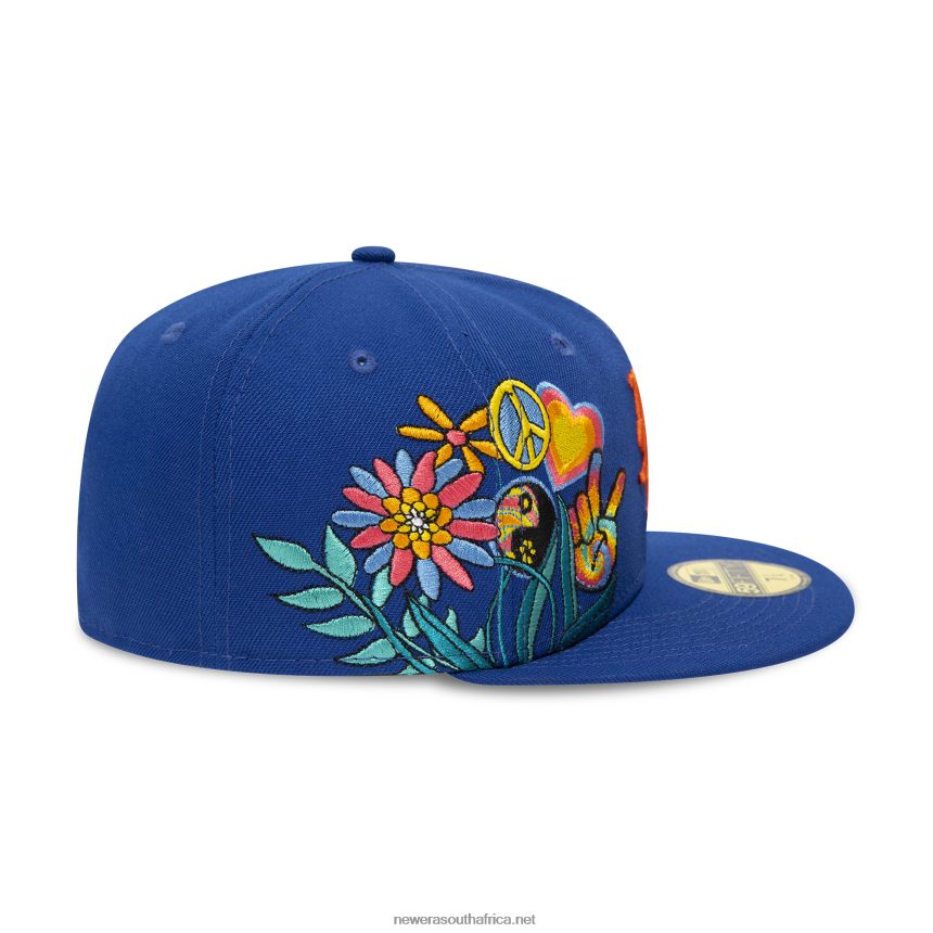 New York Mets Groovy Blue 59FIFTY Fitted Cap New Era TRBRBN109