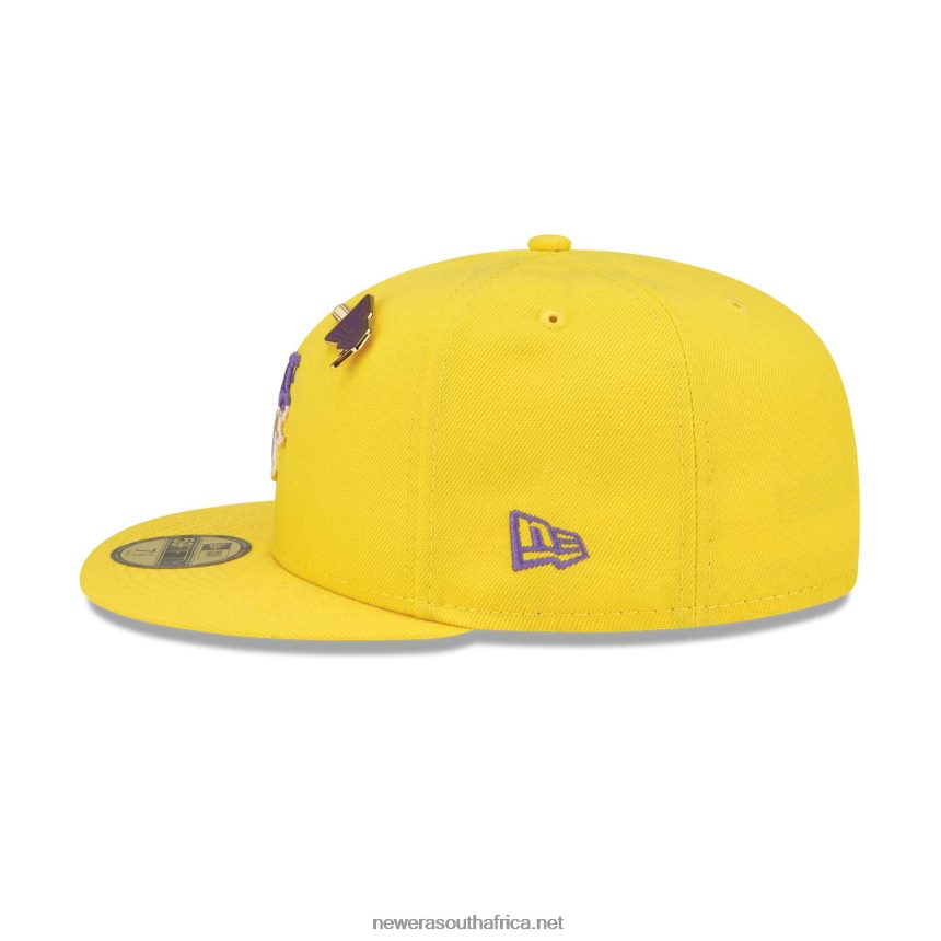 New York Mets Icy Pop Bright Yellow 59FIFTY Fitted Cap New Era TRBRBN234