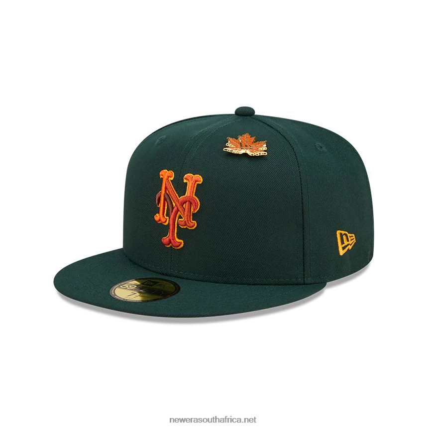 New York Mets Leafy Dark Green 59FIFTY Fitted Cap New Era TRBRBN833